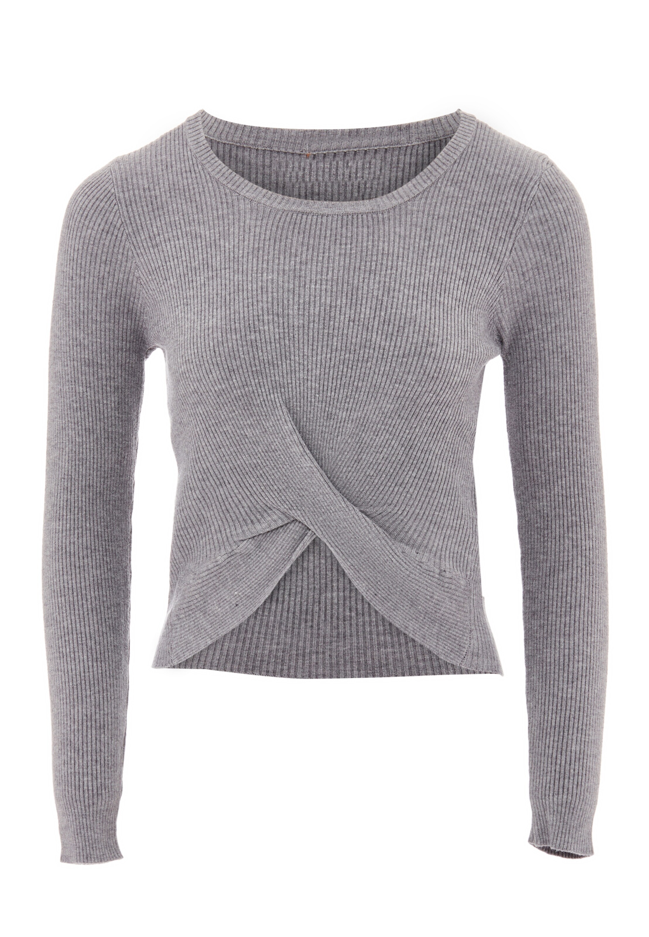 NALLY Pullover in Grau: Vorderseite