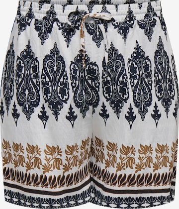 balta ONLY Carmakoma Standartinis Kelnės 'CARHAVANA': priekis