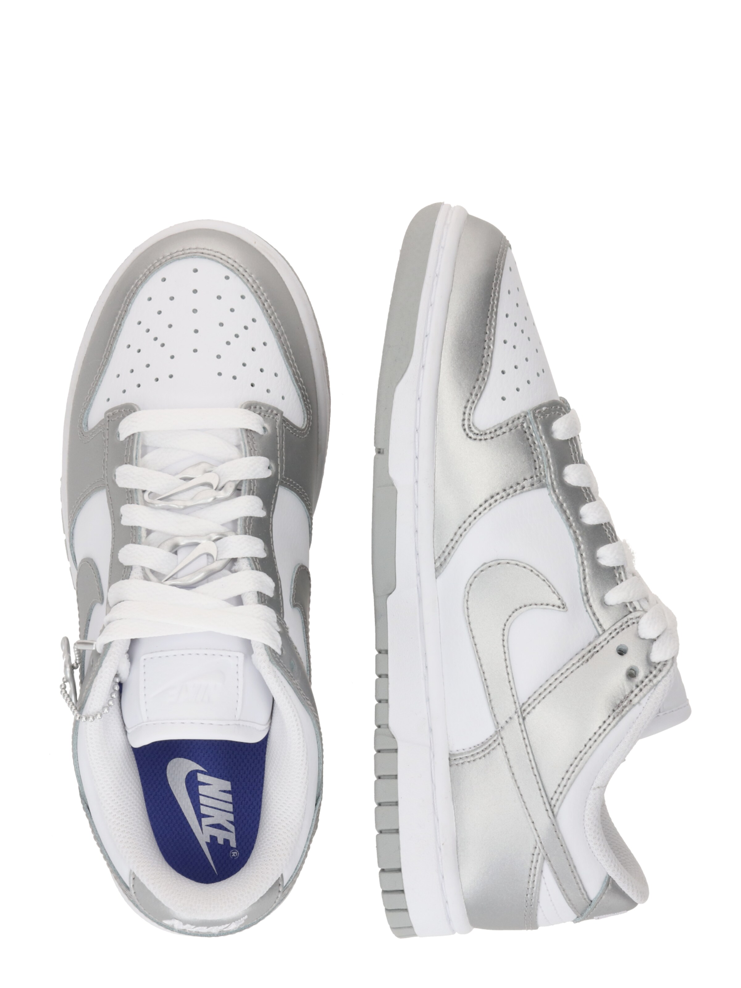 Nike Sportswear Matalavartiset tennarit 'DUNK' värissä valkoinen