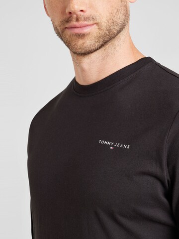 Tommy Jeans Shirt 'LINEAR' in Black