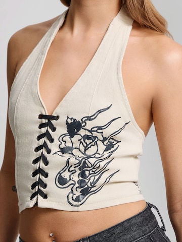 Ed Hardy - Top en beige