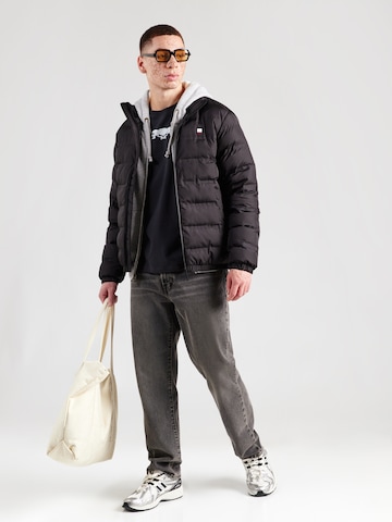 JACK & JONES Winter Jacket 'JCOFUSION' in Black
