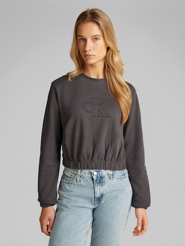 Calvin Klein Jeans - Sudadera en gris: frente