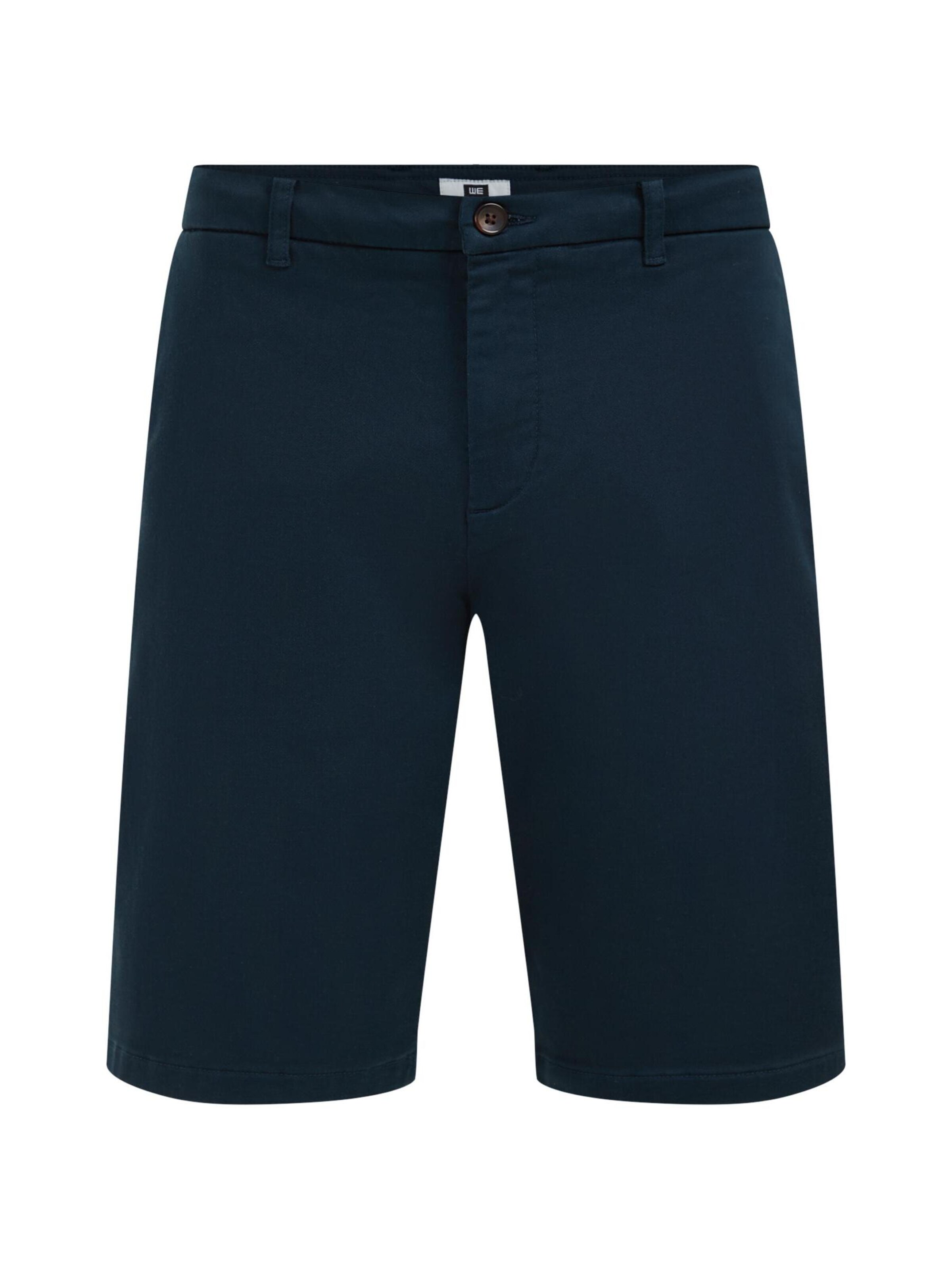 WE Fashion Slimfit Παντελόνι τσίνο σε μπλε: μπροστά