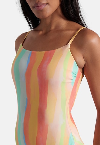 ARENA Bustier Sportbadpak 'WATER PRINT' in Gemengde kleuren