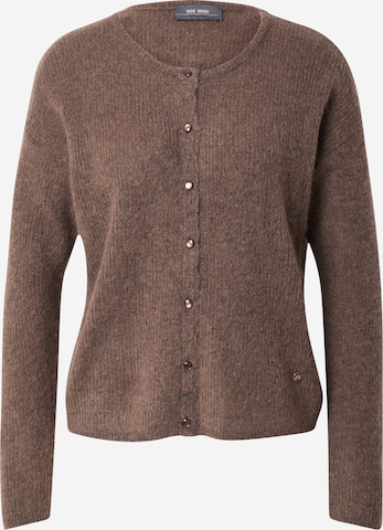 Cardigan 'MMAlmine' MOS MOSH en marron : devant