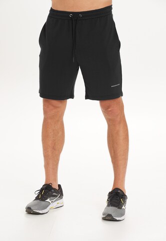 ENDURANCE Regular Workout Pants 'Loweer' in Black: front