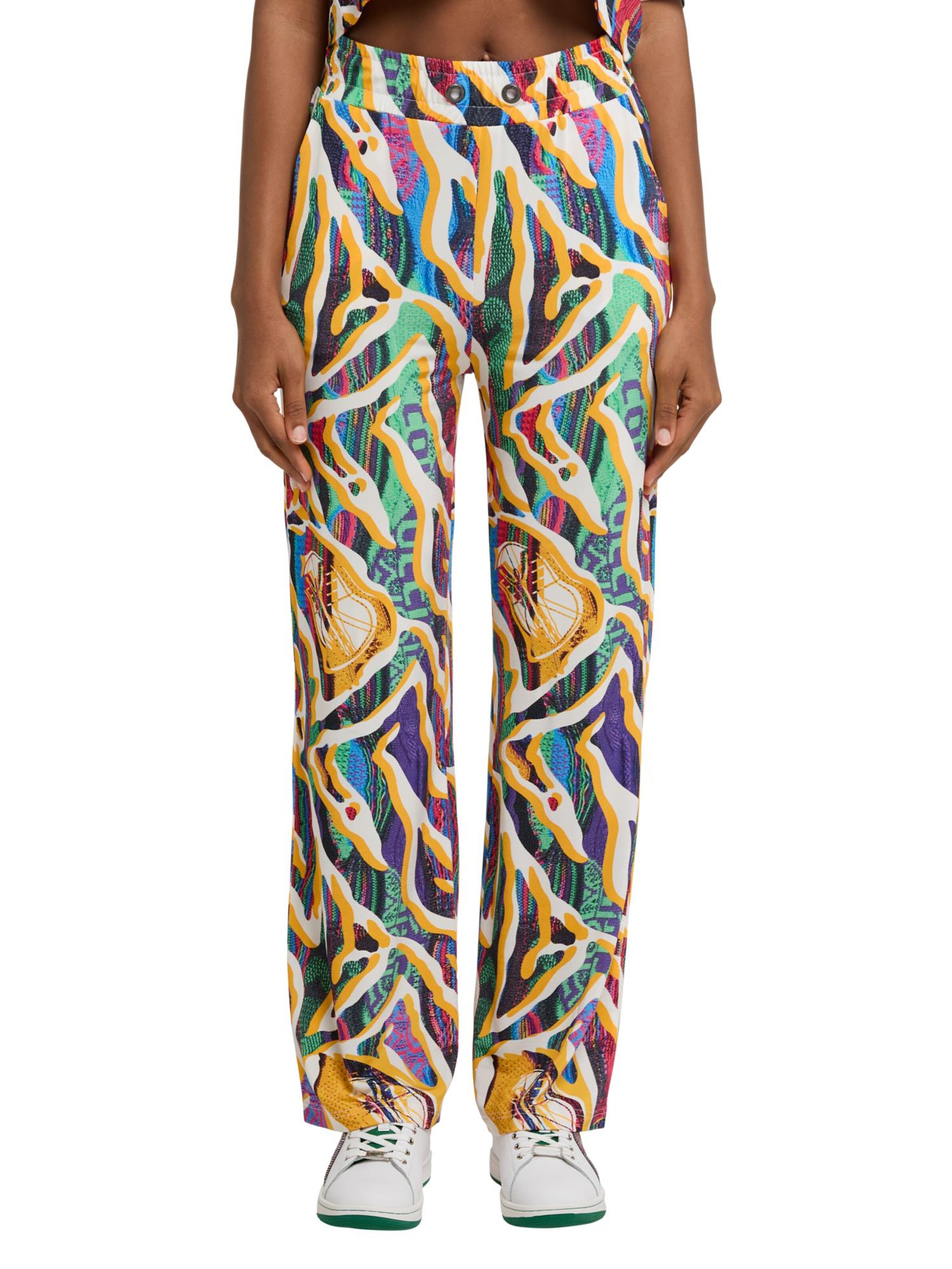 Carlo Colucci Loosefit Hose 'De Antoni' in Mischfarben: Vorderseite