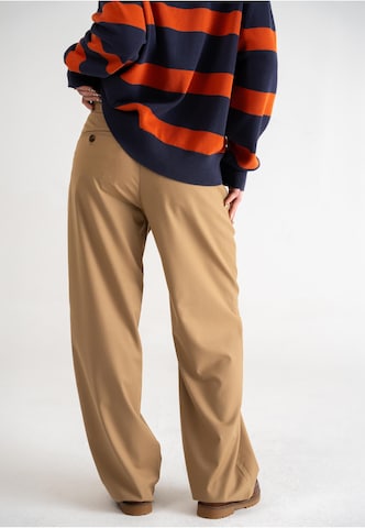 Wide Leg Pantalon 'SoHo' Prohibited en marron
