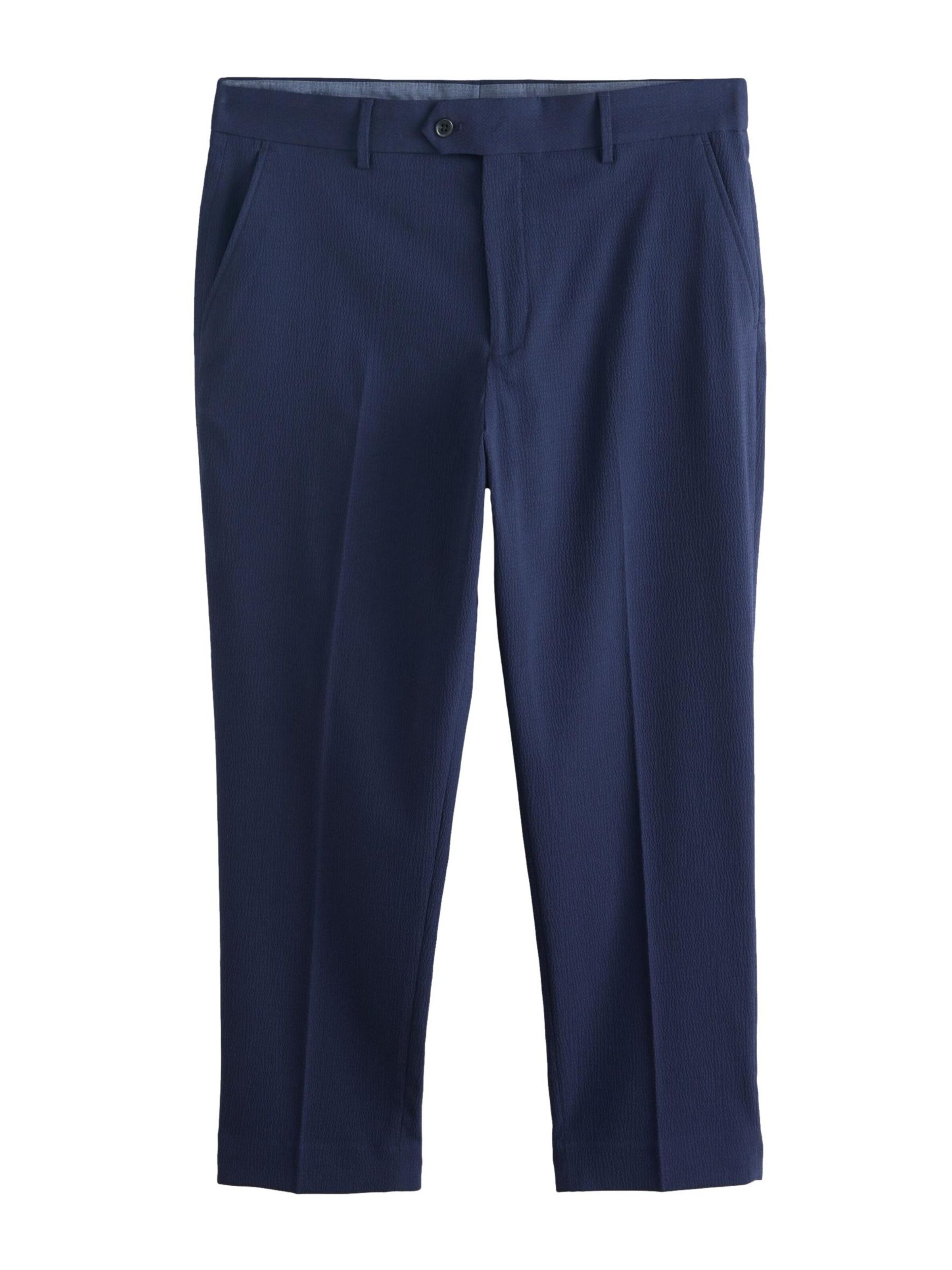 Pantaloni con piega frontale di Next in blu: frontale