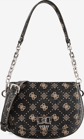 Borsa a spalla 'Emelie' di GUESS in marrone: frontale