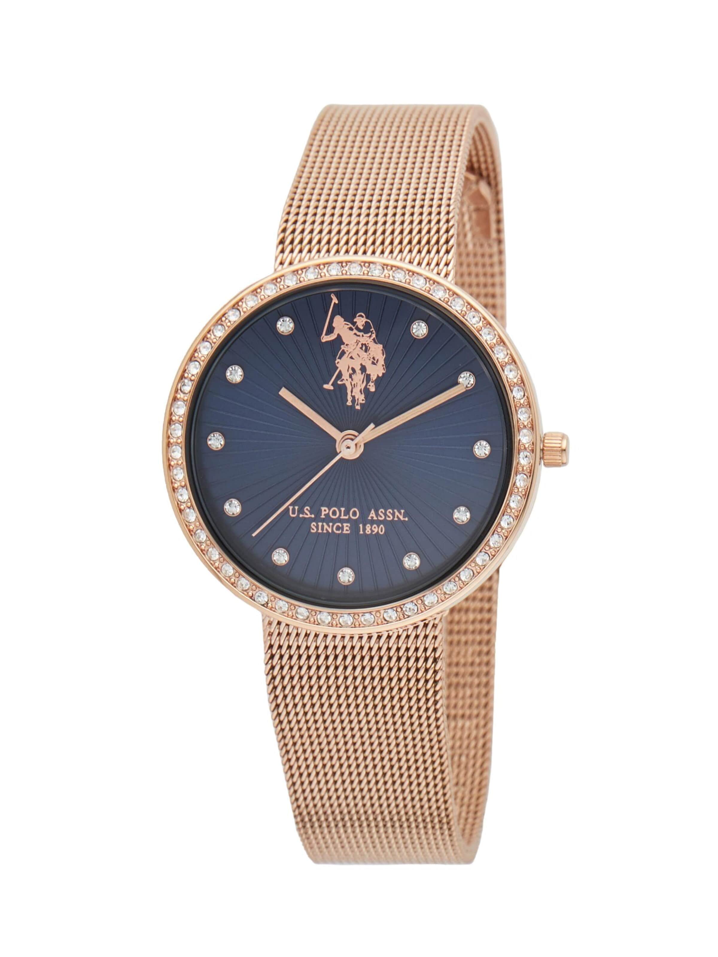 U.S. POLO ASSN. - Reloj analógico 'Giselle' en oro: frente