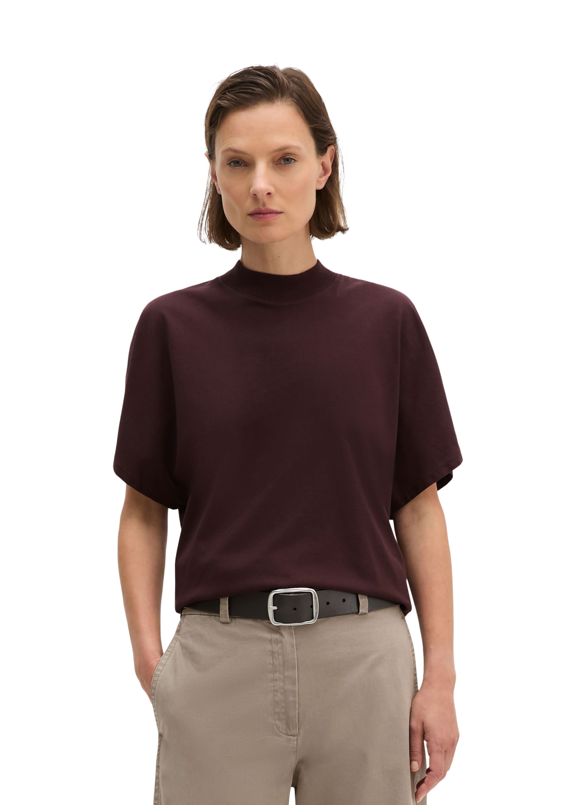 Marc O'Polo Shirt in Brown: front