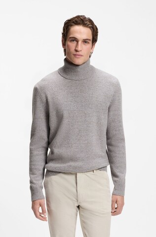 BOSS Sweater 'Floriano' in Grey: front