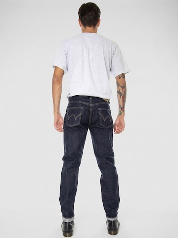 Baggy Jean 'Mens Regular Tapered Rinsed Blue Denim Jeans Pants' EDWIN en bleu