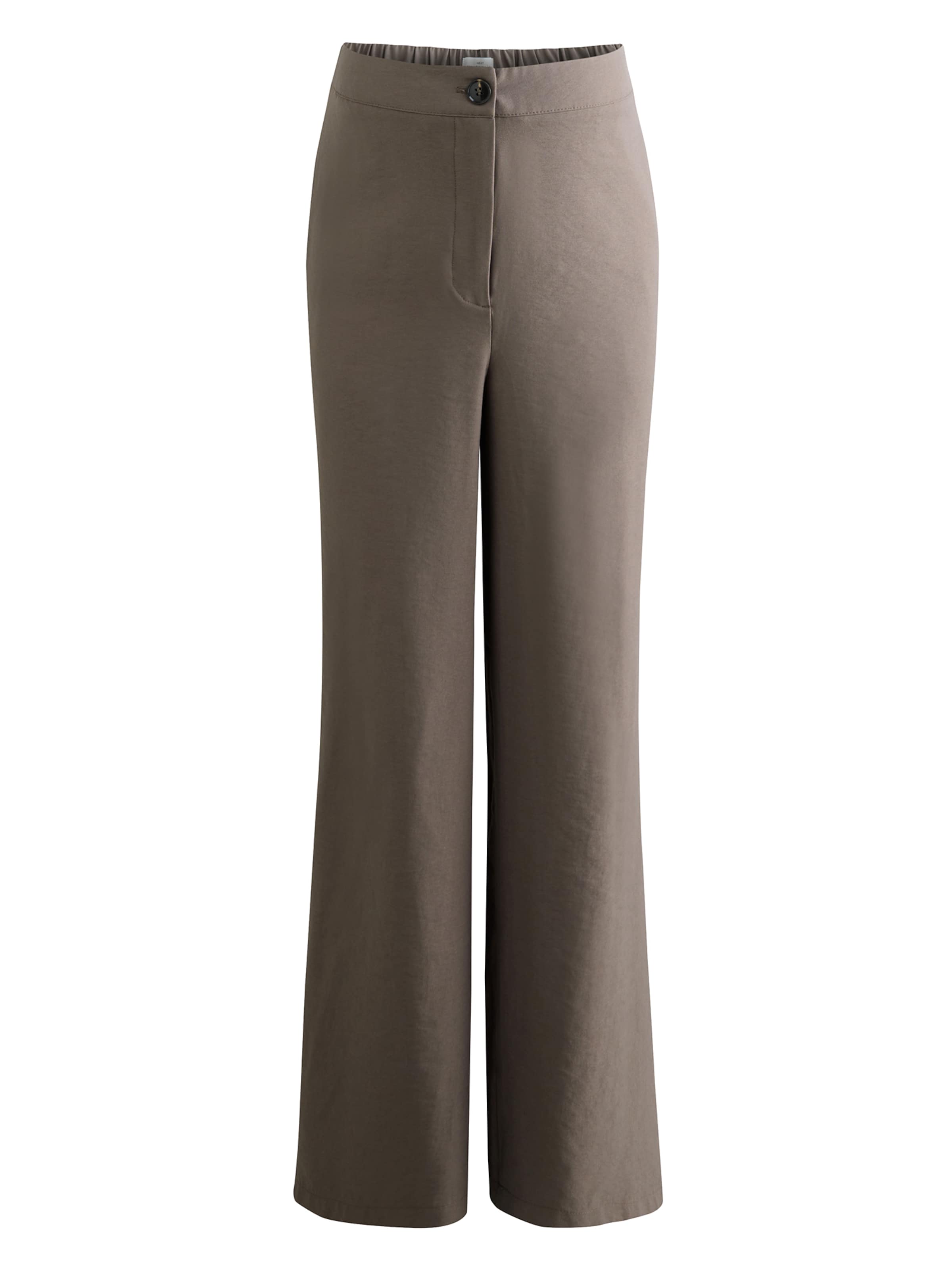 Next Flared Παντελόνι τσίνο σε καφέ: μπροστά