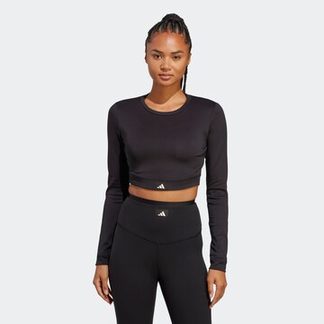 ADIDAS PERFORMANCE Sports Top 'Sports Club ' in Black: front