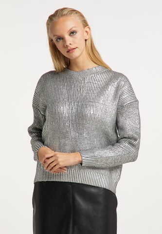 myMo ROCKS Sweater in Silver: front