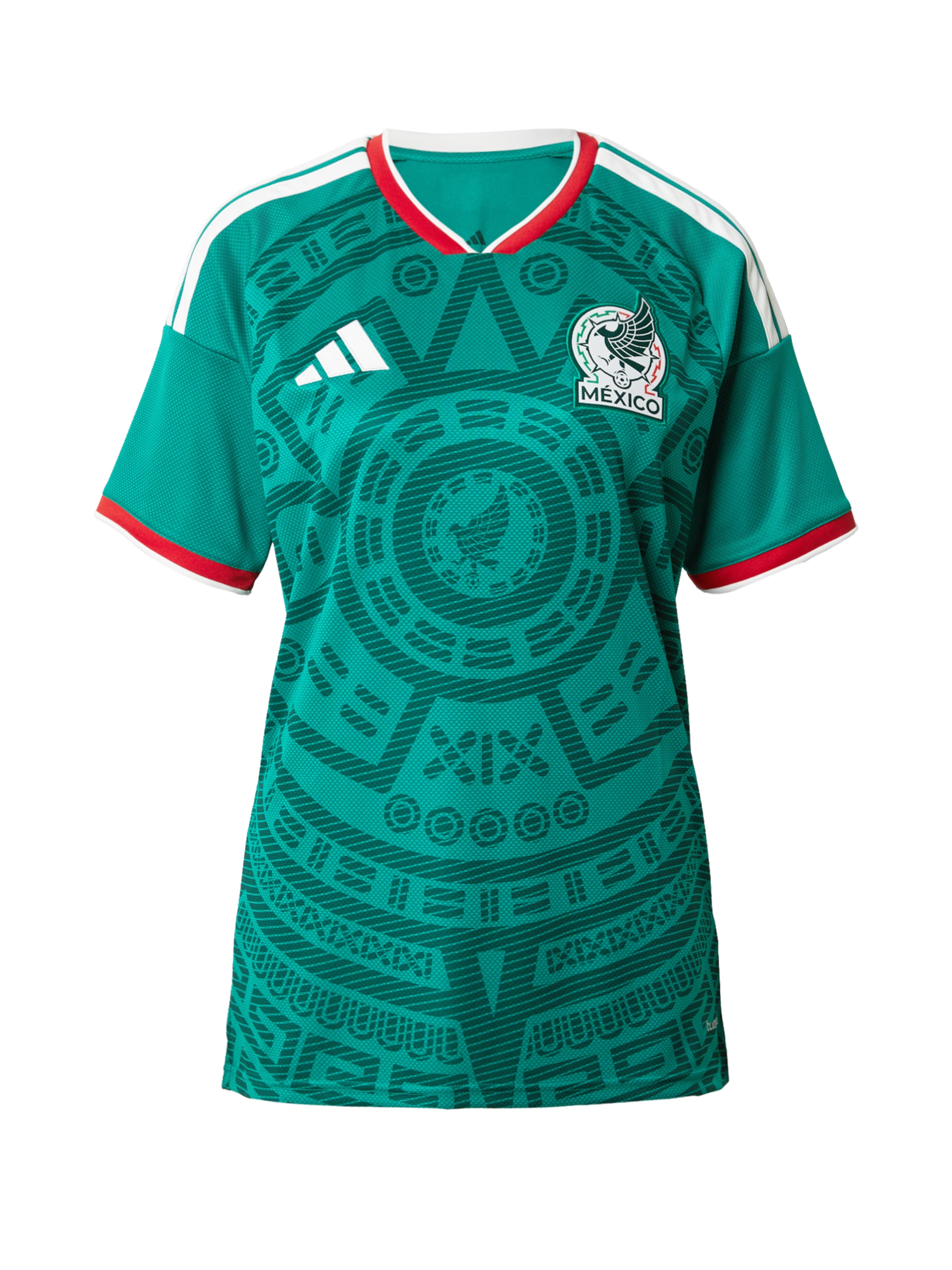 ADIDAS PERFORMANCE - Camisola de futebol 'Mexiko 26' em verde: frente