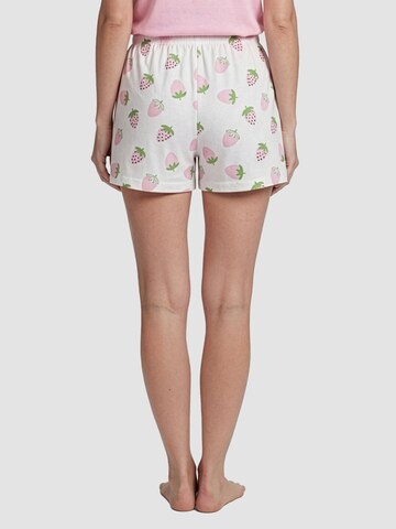 Rösch Pyjamashorts ' Erdbeer-Motiv ' in Pink