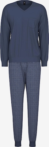 CALIDA Pyjama lang in Blauw: voorkant