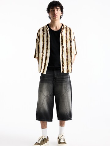 Pull&Bear Comfort fit Overhemd in Beige