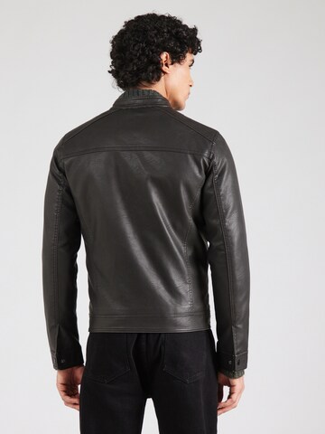 Geacă de primăvară-toamnă 'Warner' de la JACK & JONES pe negru