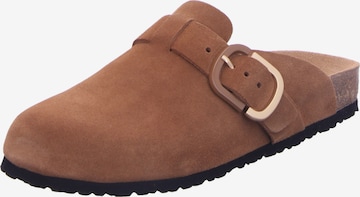 Mule Tamaris en marron : devant