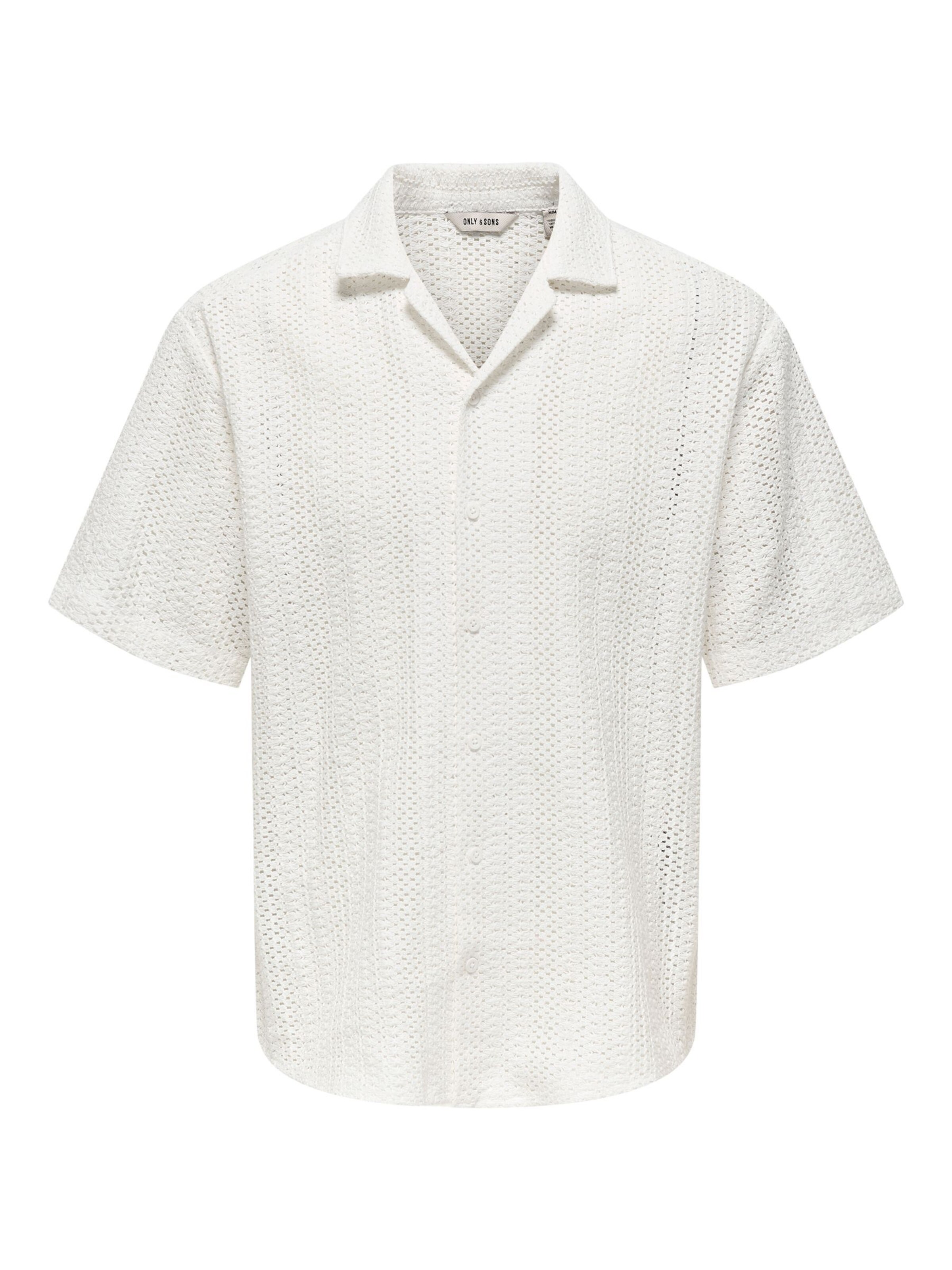 Chemise 'ONSDani' Only & Sons en blanc : devant