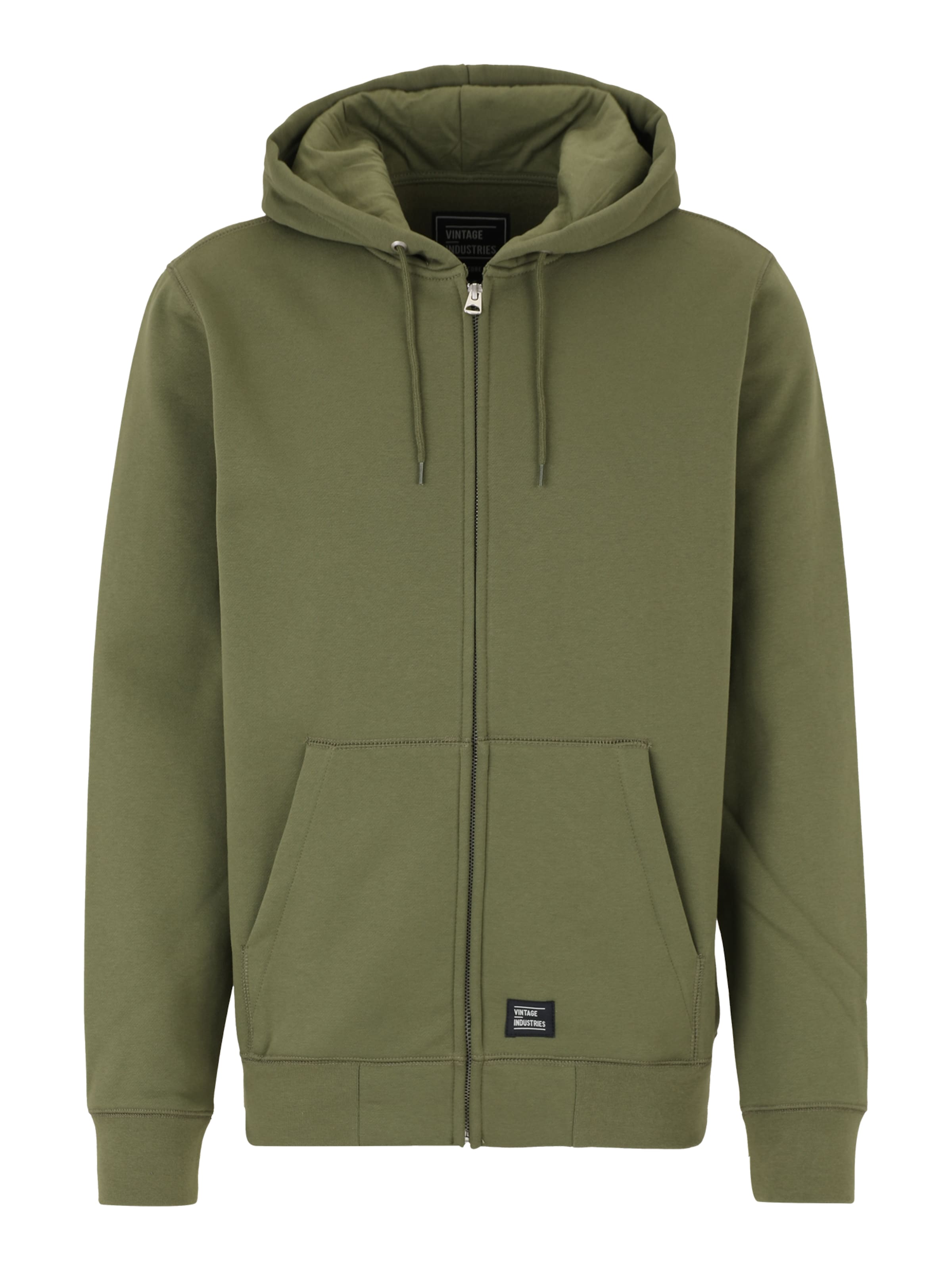 Vintage Industries Jopa na zadrgo 'Redstone' | zelena barva: sprednja stran