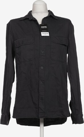 H&M Button Up Shirt in M in Grey: front