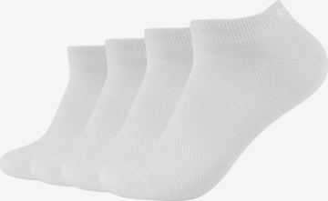 s.Oliver Ankle socks in White: front