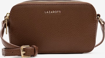 Lazarotti Crossbody Bag 'Bologna' in Brown: front