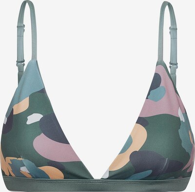 Boochen Bikinitop 'Amami' in smaragd / mischfarben, Produktansicht