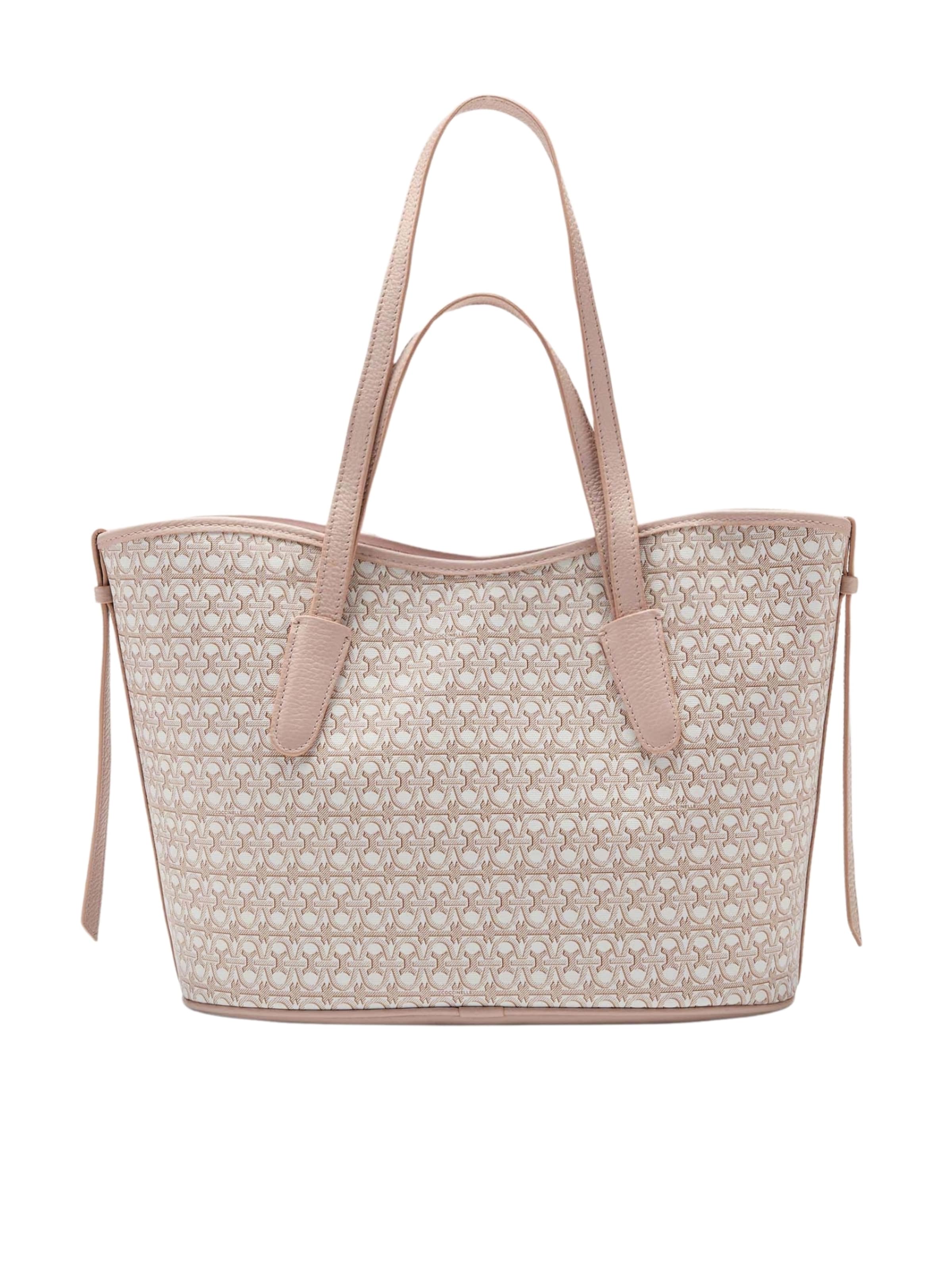 Coccinelle Handbag 'COCCINELLE NEW NEVER WITHOUT' in Beige: front