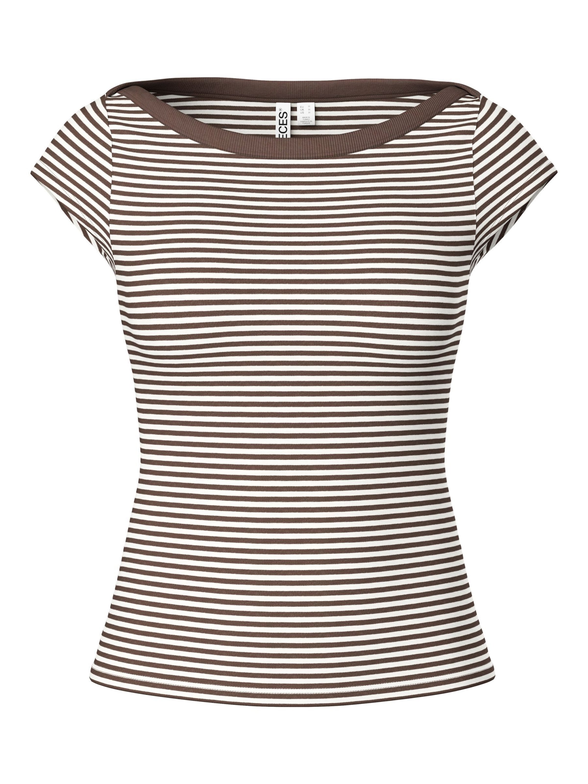 PIECES - Camiseta 'PCSOF' en marrón: frente