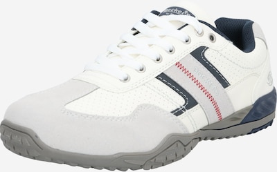 Dockers by Gerli Sportieve veterschoen in de kleur Beige / Zwart / Offwhite, Productweergave