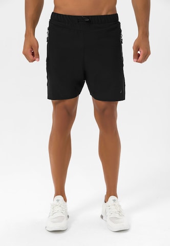 MOROTAI - regular Pantalón deportivo en negro: frente