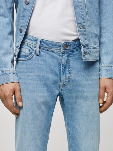 MANGO MAN Regular Jeans 'JANL' in Blauw