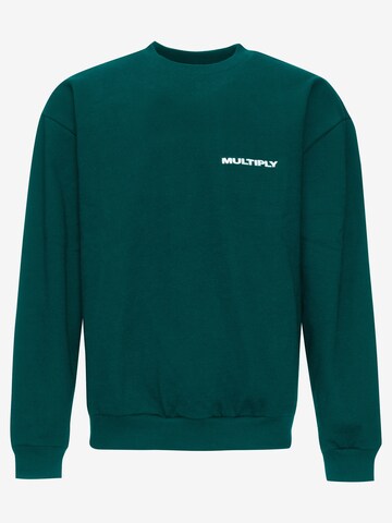 Sweat-shirt Multiply Apparel en bleu : devant