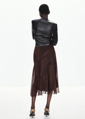 MANGO Skirt 'MAISEL' in Brown