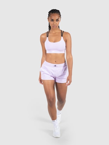 Smilodox Regular Workout Pants 'Nissy' in Purple