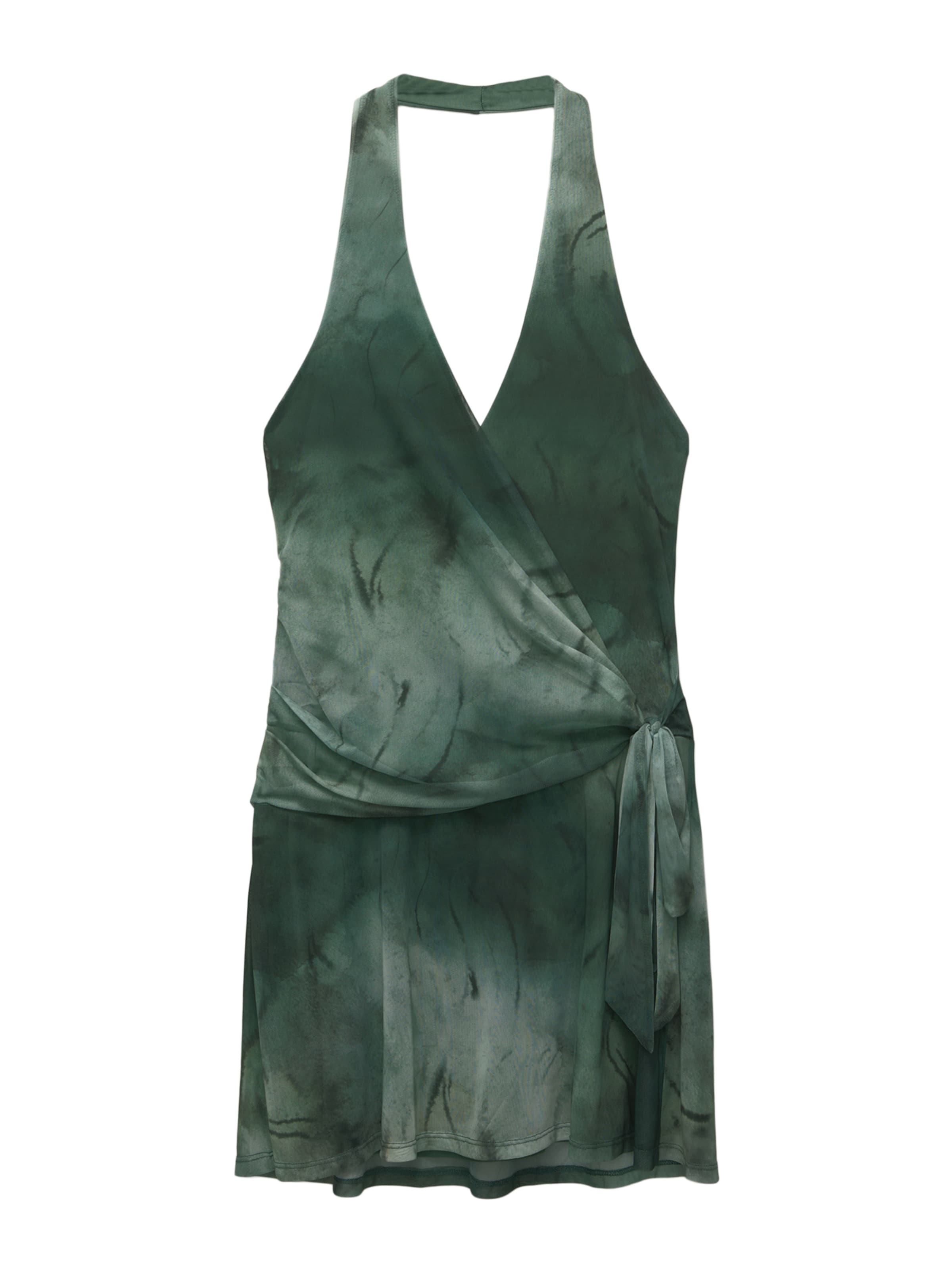 Abito di Pull&Bear in verde: frontale