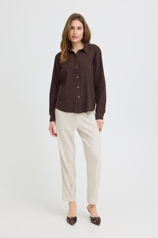 Pulz Blouse 'PZLUCA' in Brown
