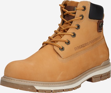 Dockers by Gerli Veterboots in Bruin: voorkant