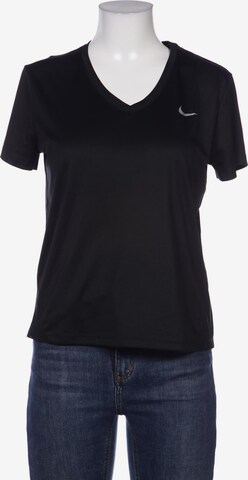 NIKE T-Shirt M in Schwarz: predná strana