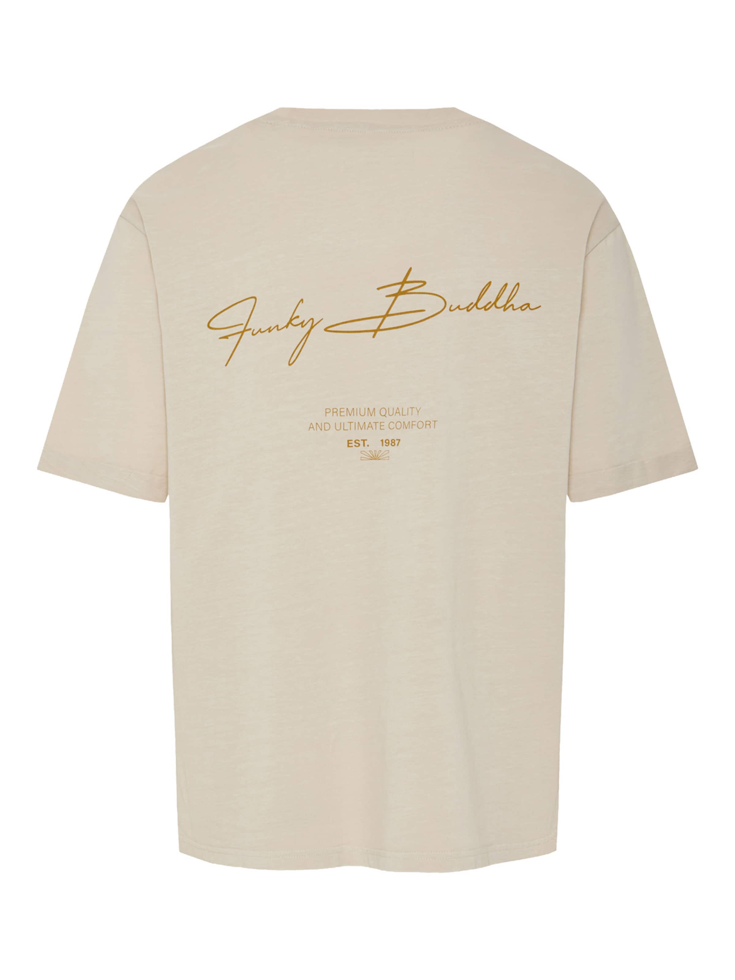T-Shirt Funky Buddha en beige
