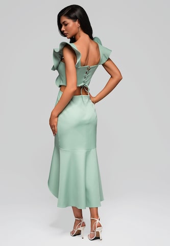 Ombre Evening dress 'Liora' in Green