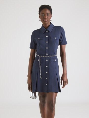 MICHAEL Michael Kors Платье-рубашка в Синий: спереди