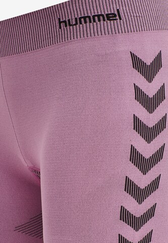 Skinny Pantalon de sport Hummel en rose